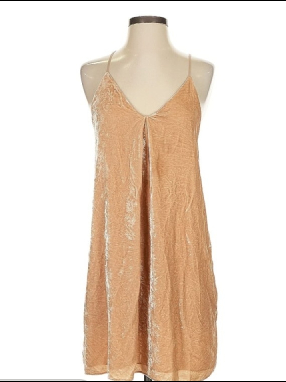 Alice + Olivia Fierra Slip Dress in Champagne Tan MSRP 295